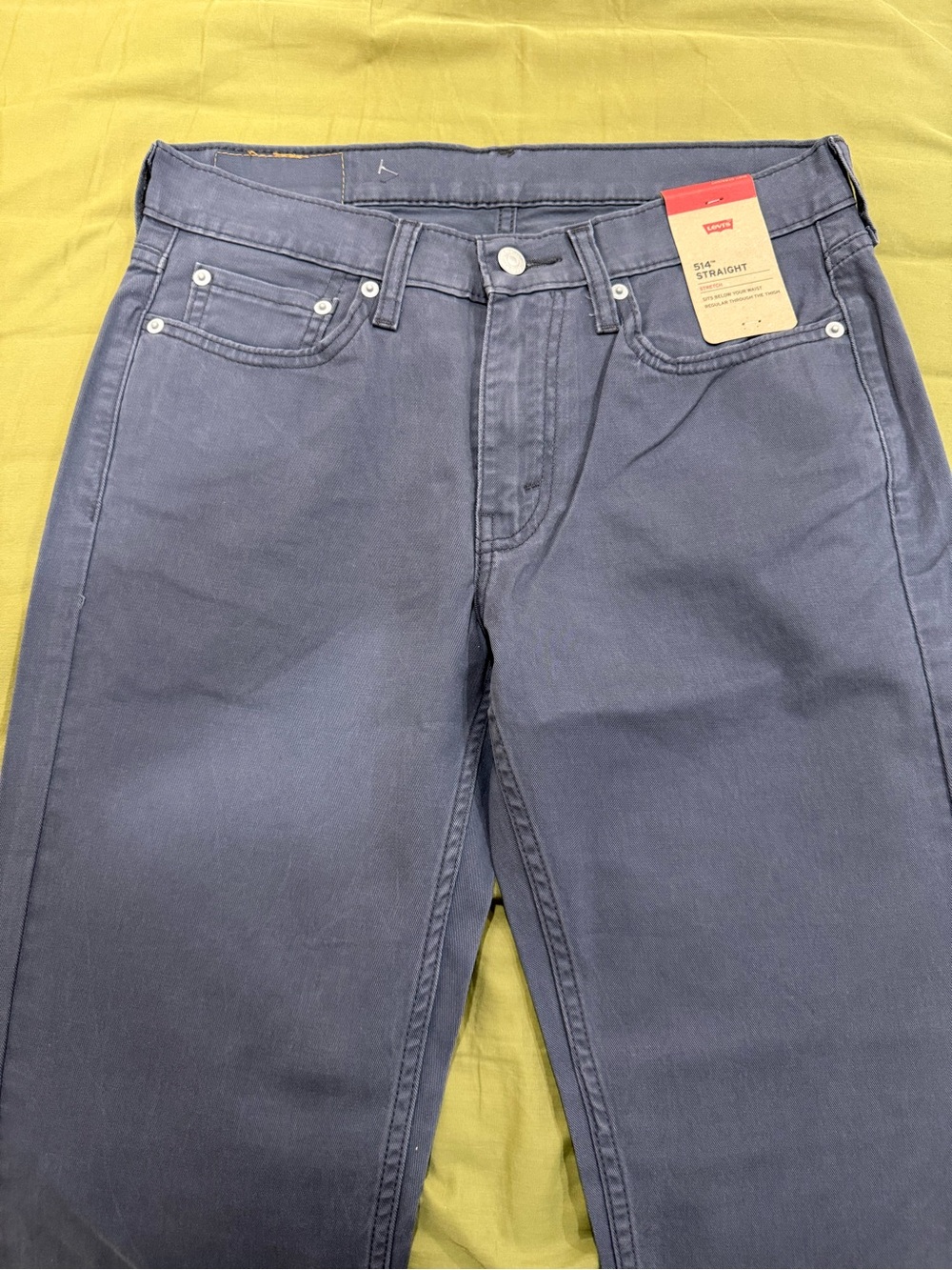 NEW Levi's 514 Men’s Straight Fit Jeans in Navy, Size: 30W x 30L